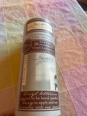 DCWV Removable Vinyl Lettering - Laughter Quote - Cream & black